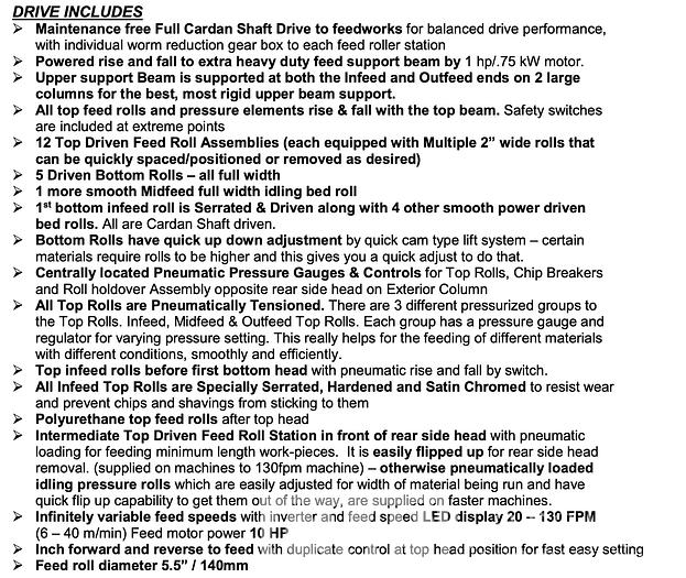 Used 2018 Leadermac LMC-630H 12" Moulder