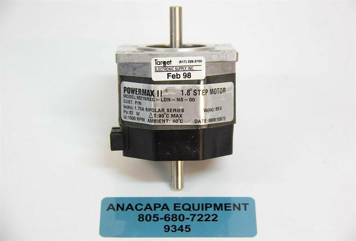Used Pacific Scientific Powermax II M21NRXC-LDN-NS-00 65V 1500RPM Step Motor 9345 740016124160