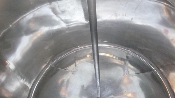 Used Tank, 275 Gallon, 316 Stainless Steel, 48" x 33", Agitated, DT/DB #S743426