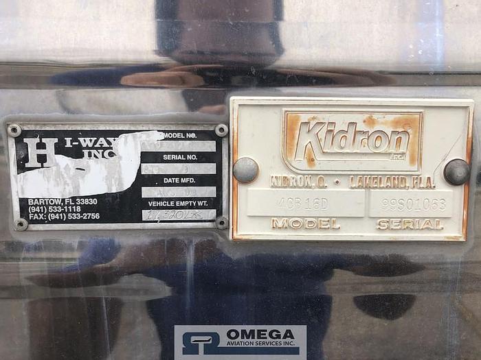 Used 1998 Kidron 4CB16D Catering Truck for Narrow Body Aircraft.