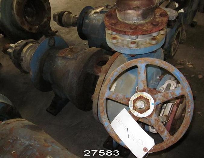 Used Goulds 3175 Goulds 3175 S, 6X8X14, 4 Vane Impeller,13.38" Impeller Diameter, Stainless Steel Impeller, Stainless Steel Casing, Stainless Steel Stuffing Box, Stainless Steel Suction Side Plate, Packing. #27583