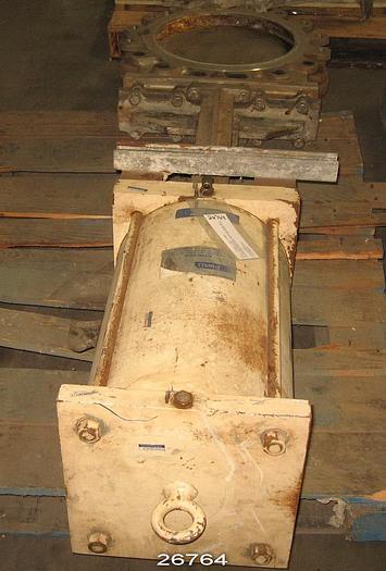 Used Velan  Air Operated Knife Gate Valve, 16", Class 150, 316 Stainless Steel Body, Seat And Blade #26764