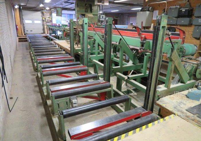 Used Complete resaw line with Bandsaw Canali 1100