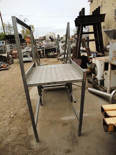 Used Mezzanine, 31" x 31", 5-Step, Platform, S/st, #C741487