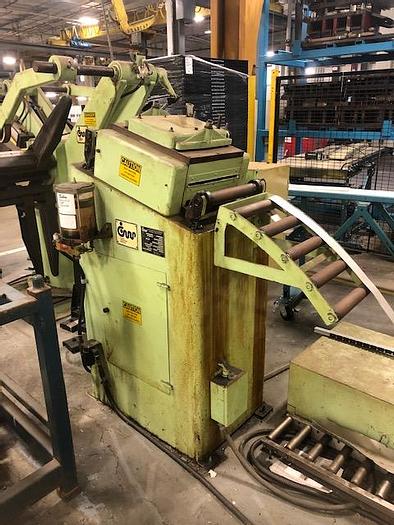 Used 12" x .156 x 4,000# CWP SERVO FEED LINE