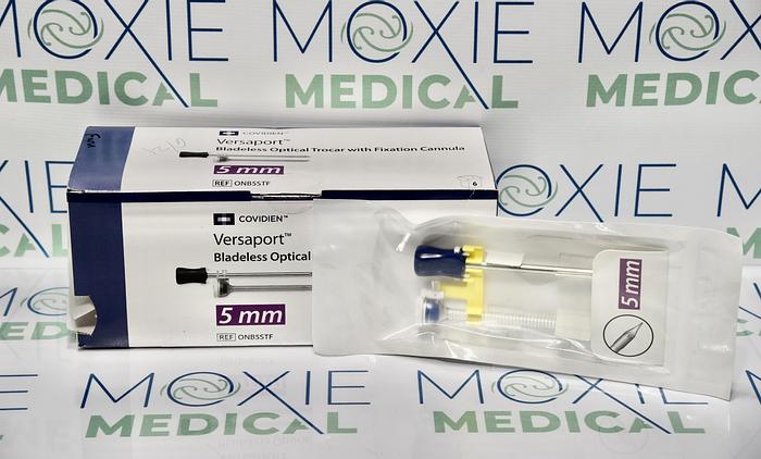 COVIDIEN ONB5STF VERSAPORT BLADELESS OPTICAL TROCAR WITH FIXATION CANNULA 5MM, BOX OF 6