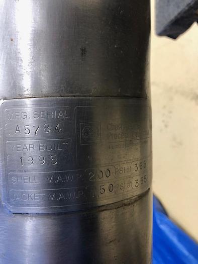 Used CHERRY BURRELL PROCESS EQUIPMENT STAINLESS STEEL 6" HEAT EXCHANGER @ AMERICA'S STEAM KETTLE HEADQUARTERS !