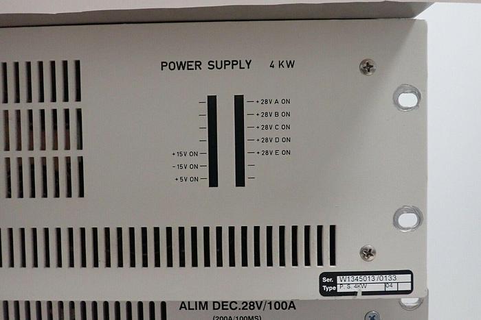 Used Bruker Type P.S.4KW Power Supply
