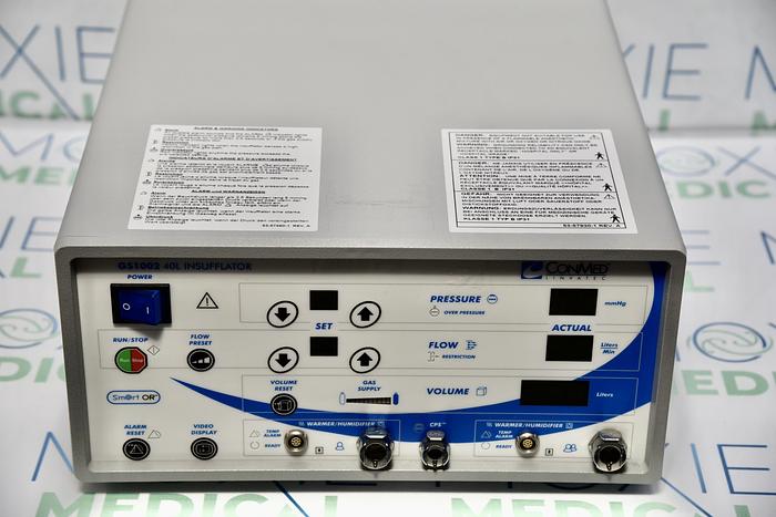 Used Conmed Linvatec GS1002 40L Dual Port Abdominal Insufflator