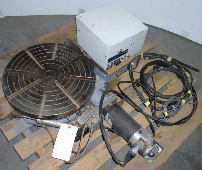 Used 18" Troyke CNC Rotary Table w/ Servo Drive Motor