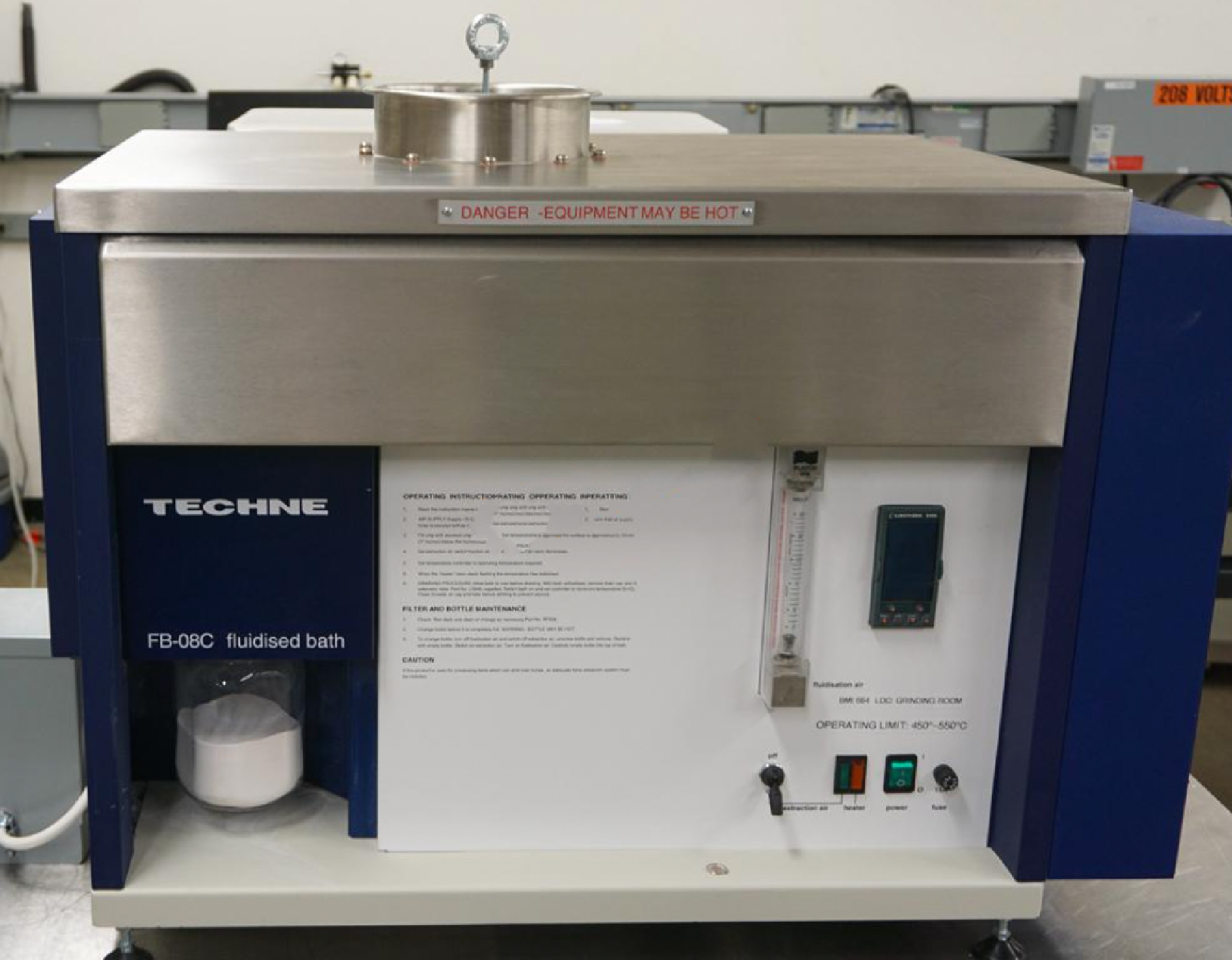Refurbished Techne FB-08C Precision Temperature fluidized sand bath with auto-air circulation