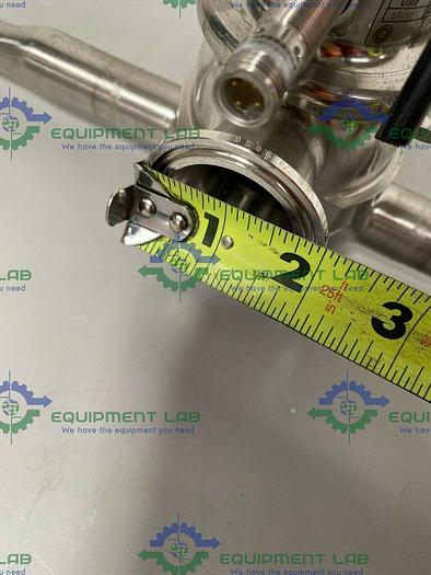 Used Leser  4854.7748 Stainless Steel Valve w/ Piping & 1 1/2" & 3/4" Sanitary Fitting