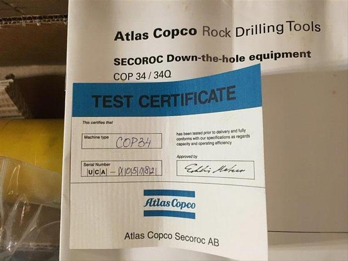 0 Atlas Copco 3"COP34 Q 2-3/8"API - DTH HAMMER - 89000776