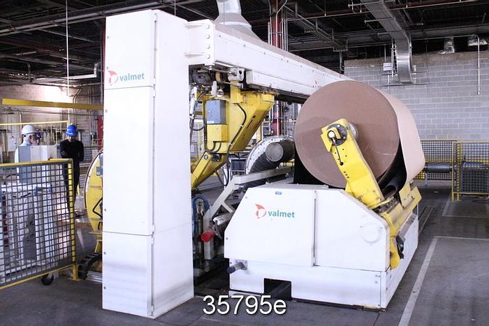 Used Valmet Steampack Heat Seal Roll Wrapper and Handling System #35795