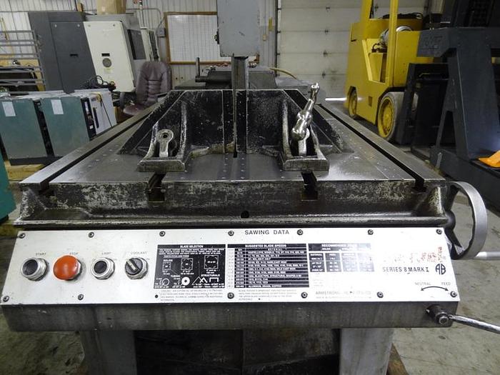 Used MARVEL SERIES 8 MARK 1 VERTICAL TILTING HEAD BAND SAW