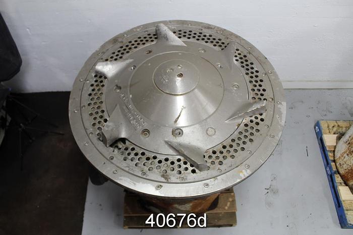 Used Beloit Model 3396 Shark Pulper Drive, Stainless Steel Rotor #40676