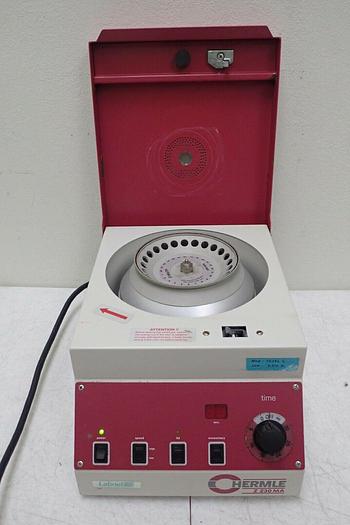 Used Labnet Hermle Z 230 MA MicroCentrifuge Centrifuge with 24-Position Rotor
