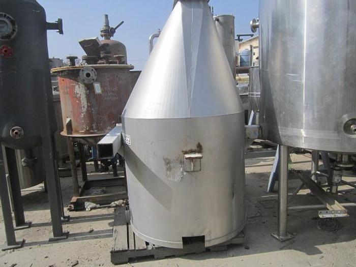 Used Bin, 50 CF, S/st, 4' x 3'8", OT/CB, FPEC #S737982