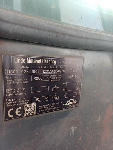 Gebraucht 2013 Linde H80D-2