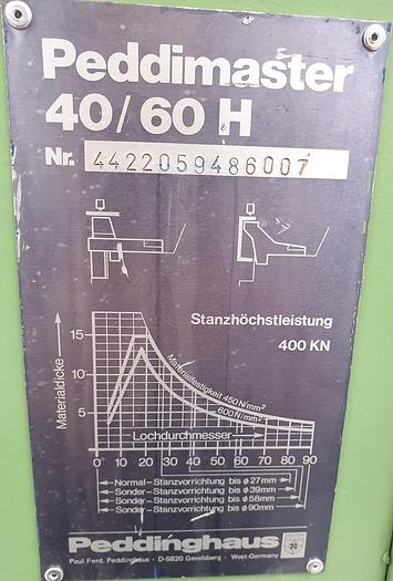 Gebraucht Hydraulische Profilstahlschere Peddinghaus Peddimaster 40/60