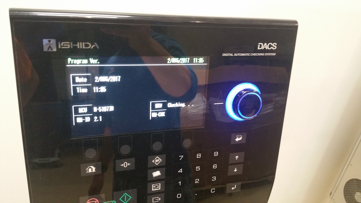 Ishida DACS-G check weigher, High end.