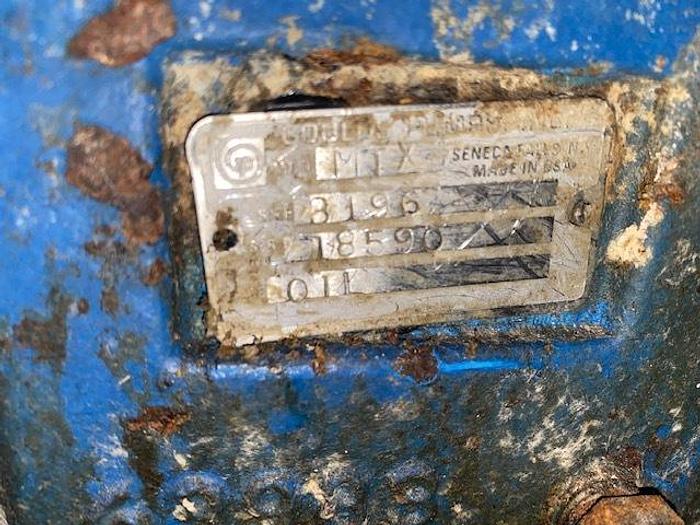 Used GOULDS MDL. 3196MTX  4X6 CENTRIFUGAL PUMP S/S IMP.