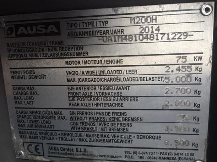Gebruikt Ausa M200H met zoutstrooier
