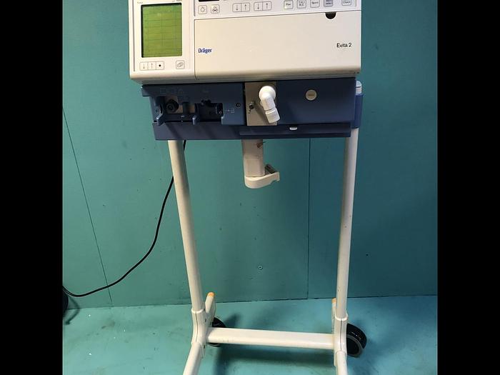 Used Dräger Evita2  Beatmungsgerät Ventilator auf Fahrwagen