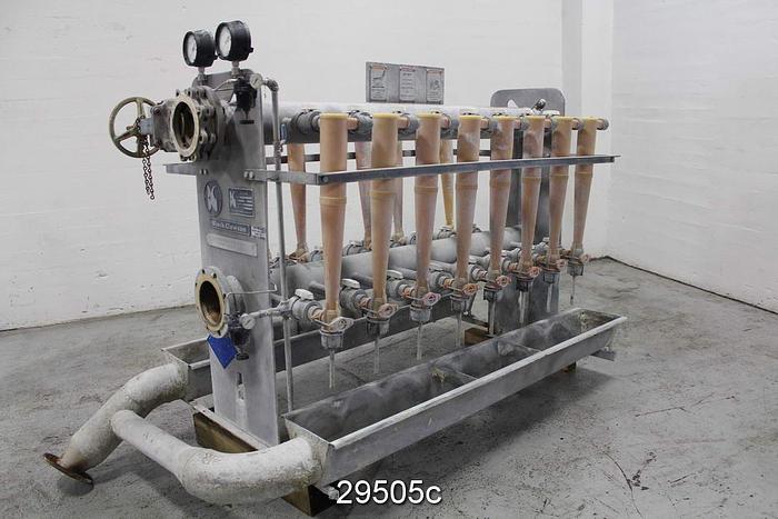 Used Black Clawson 16-3 X-clone Secondary Light Weight Cleaners #29505