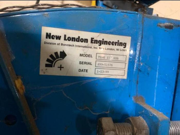 Used McNICHOLS-NEW LONDON ENGINEERING TYPE III-HSB INCLINED HINGED STEEL BELT CONVEYOR