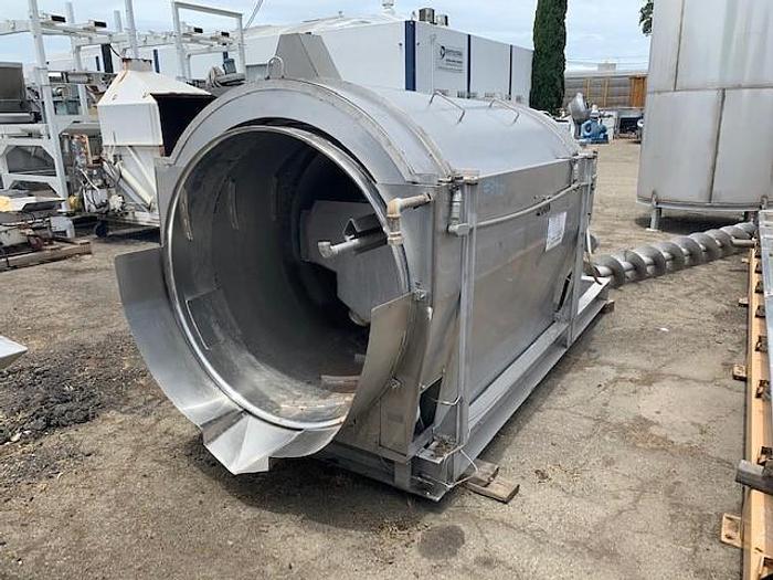 Used Hycor Rotoshear Rotary Wastewater Screen Model HRS-4872M