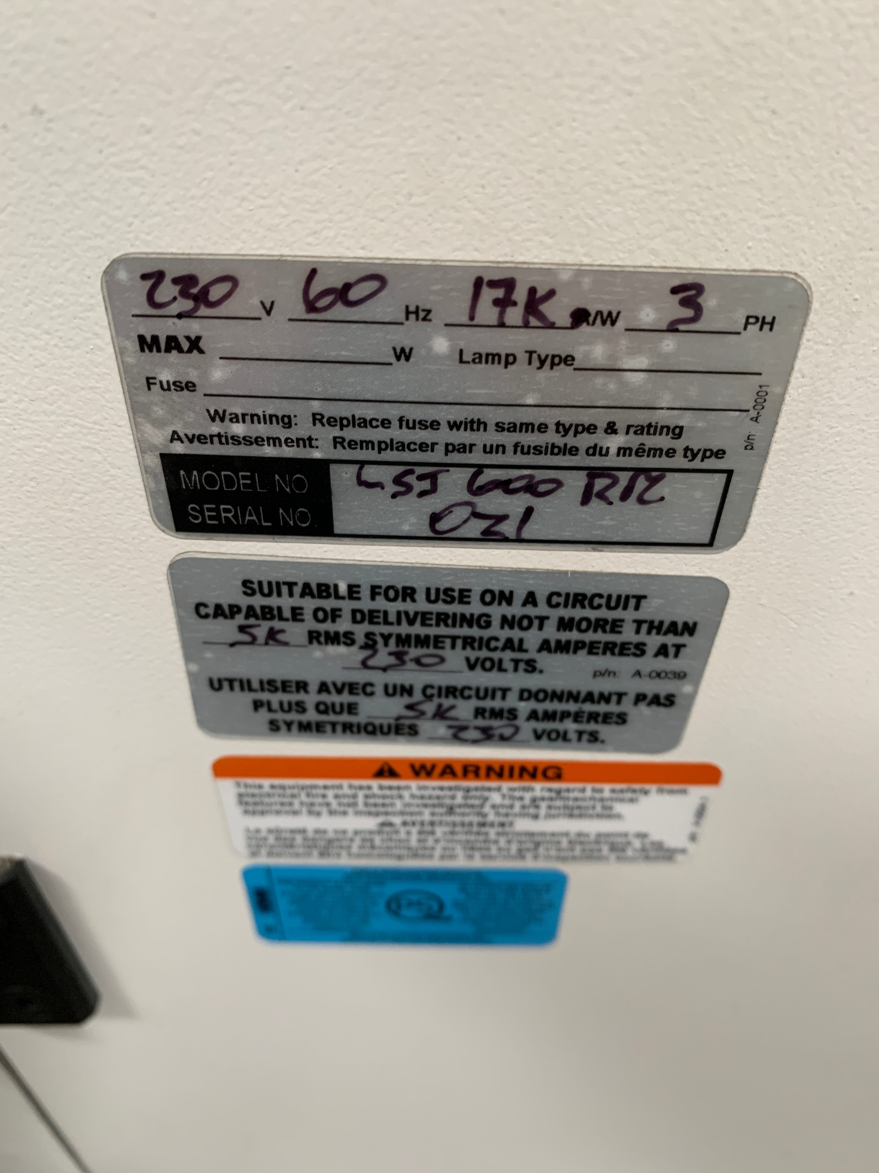 Used 2018 Boss LSJ 600RR Wire Brush Machine