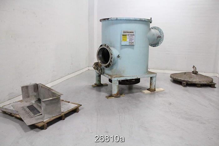 Used Bird Escher Wyss Centriscreen 41 Primary Paper Machine Pressure Screen, Basket Hole Size 0.062" #26810