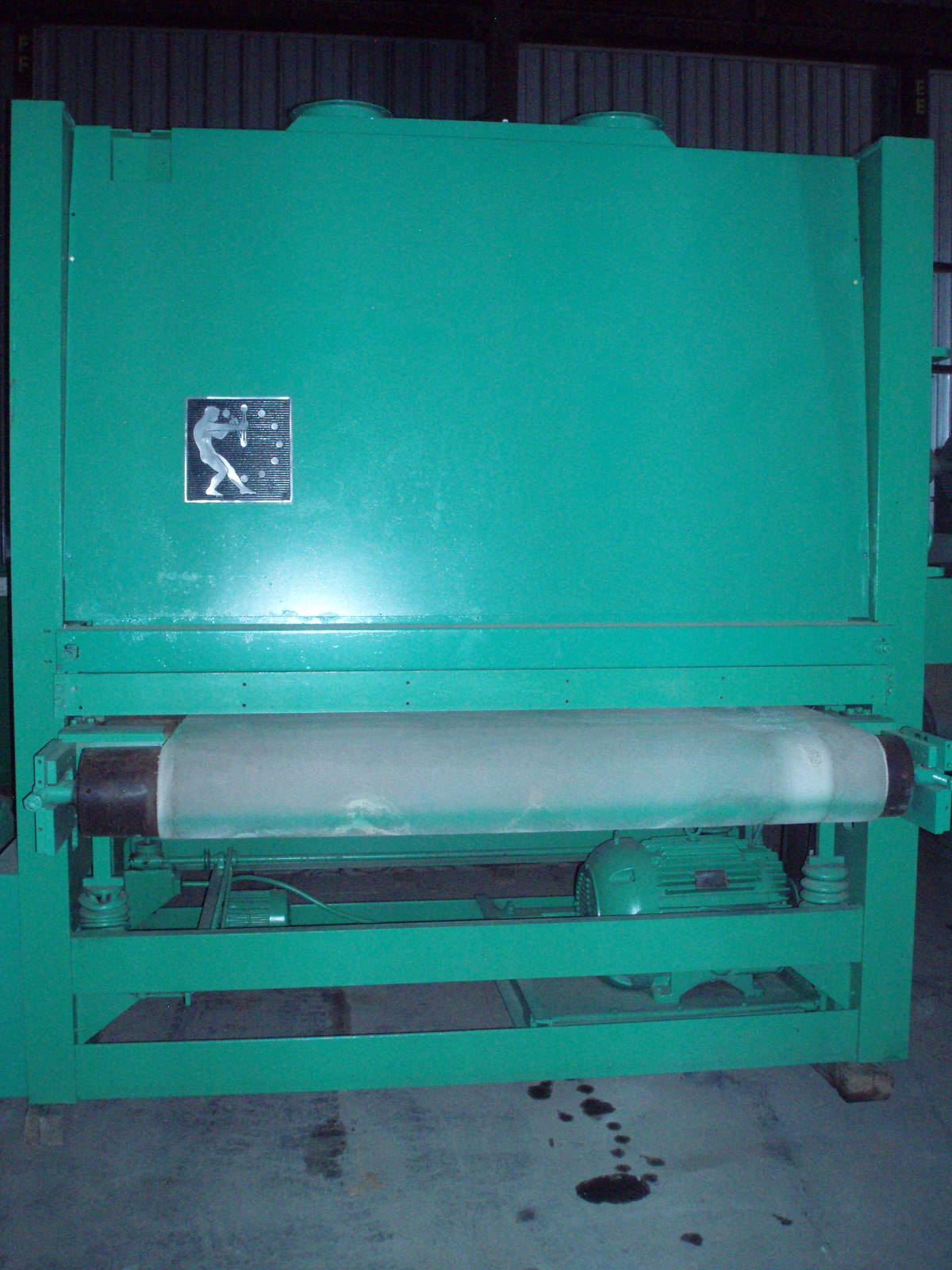 Used 72” TIMESAVER Model TOP 168V Belt Grinder / Sander; Top Driven