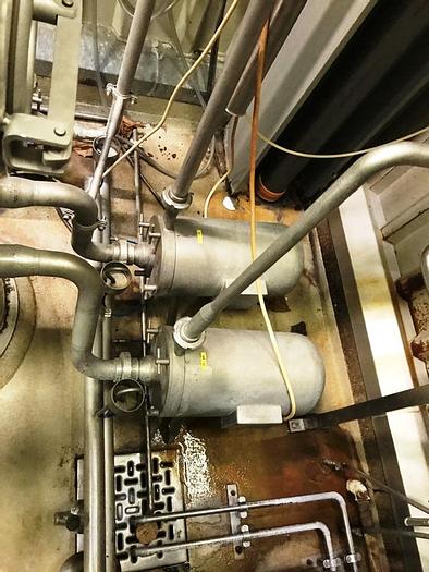 Used 2-step falling-film vacuum evaporator