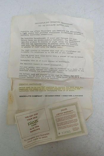 Used Good-Lite Transformer No. 10 with Headlight, GE 789 Halogen Bulbs & Extras