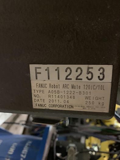 Used FANUC ARCMATE 120iC/10L 6 AXIS CNC MIG WELDING ROBOT WITH R30iA CONTROLLER