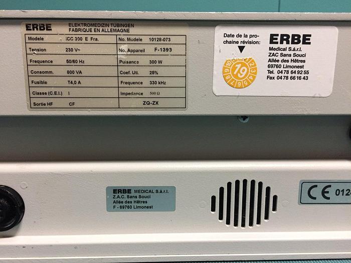 Used ERBE ICC 300 HF Chirugie Einheit Diathermie Einheit