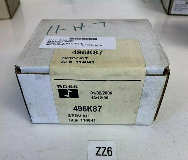 ROSS CONTROLS 496K87 SERVICE KIT REPAIR KIT NEW SEALED FAST SHIPPING!