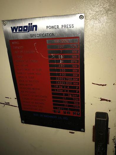 Gebruikt Excenterpers C-Frame WOOJIN 200T