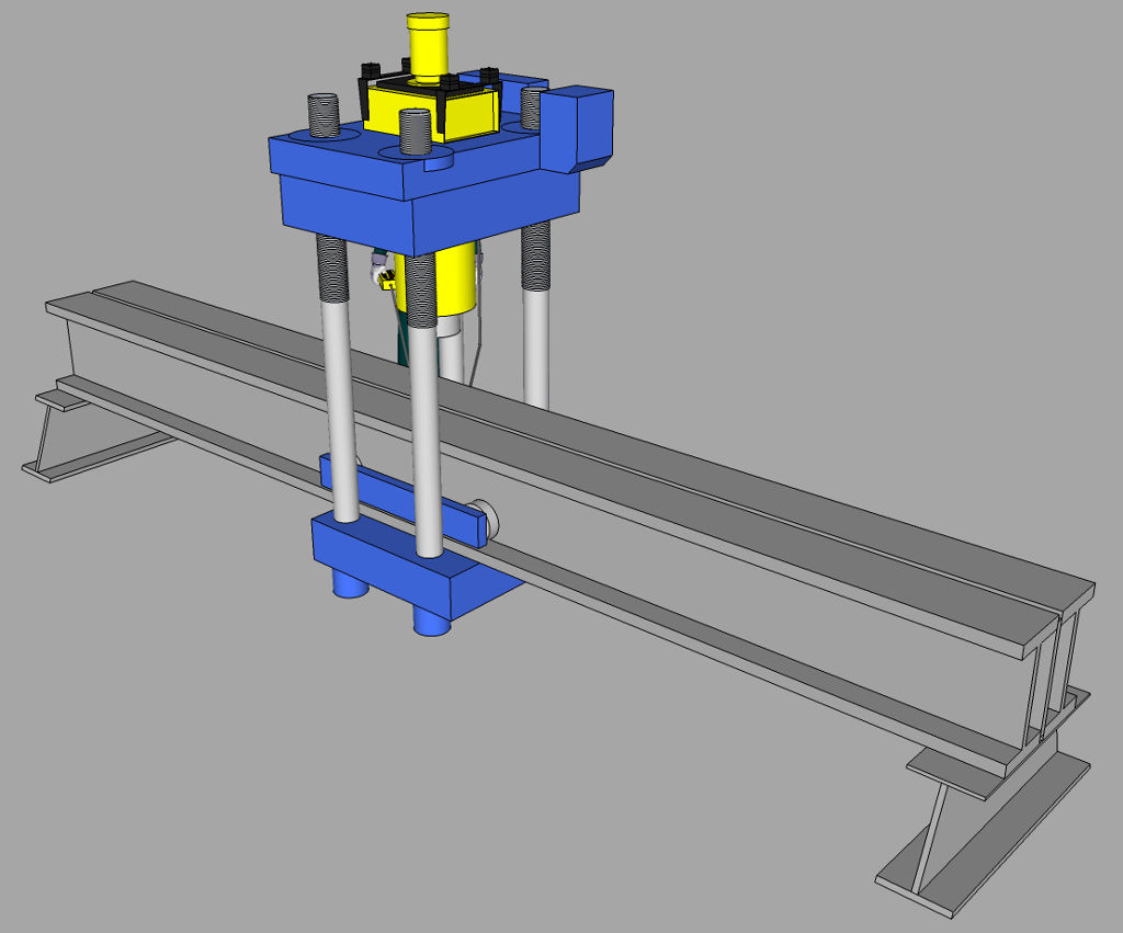 Used 400 Ton Rutil Hydraulic Straightening Press