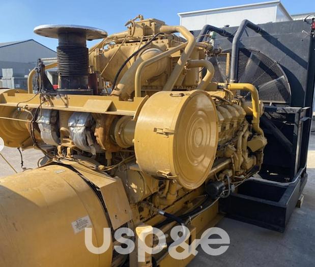 Used 1.4 MW 2001 Used Caterpillar G3516B LE Natural Gas Generator Set