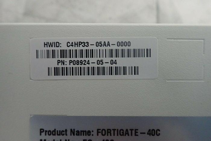 Used Fortinet Fortigate 40C FG-40C Firewall Adapter Network Security Appliance