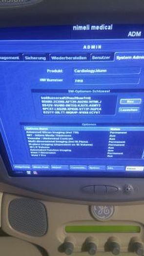 Refurbished GE Vivid 7 Dimension Cardiac - Vascular Ultrasound