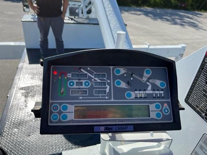 Used Altec AC38-103 38 Ton Crane Boom on 2008 International 7500 6x4 Flatbed Truck – C70823