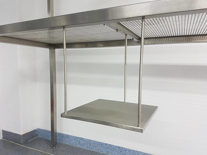 Used NNP Grated Stainless Steel Table