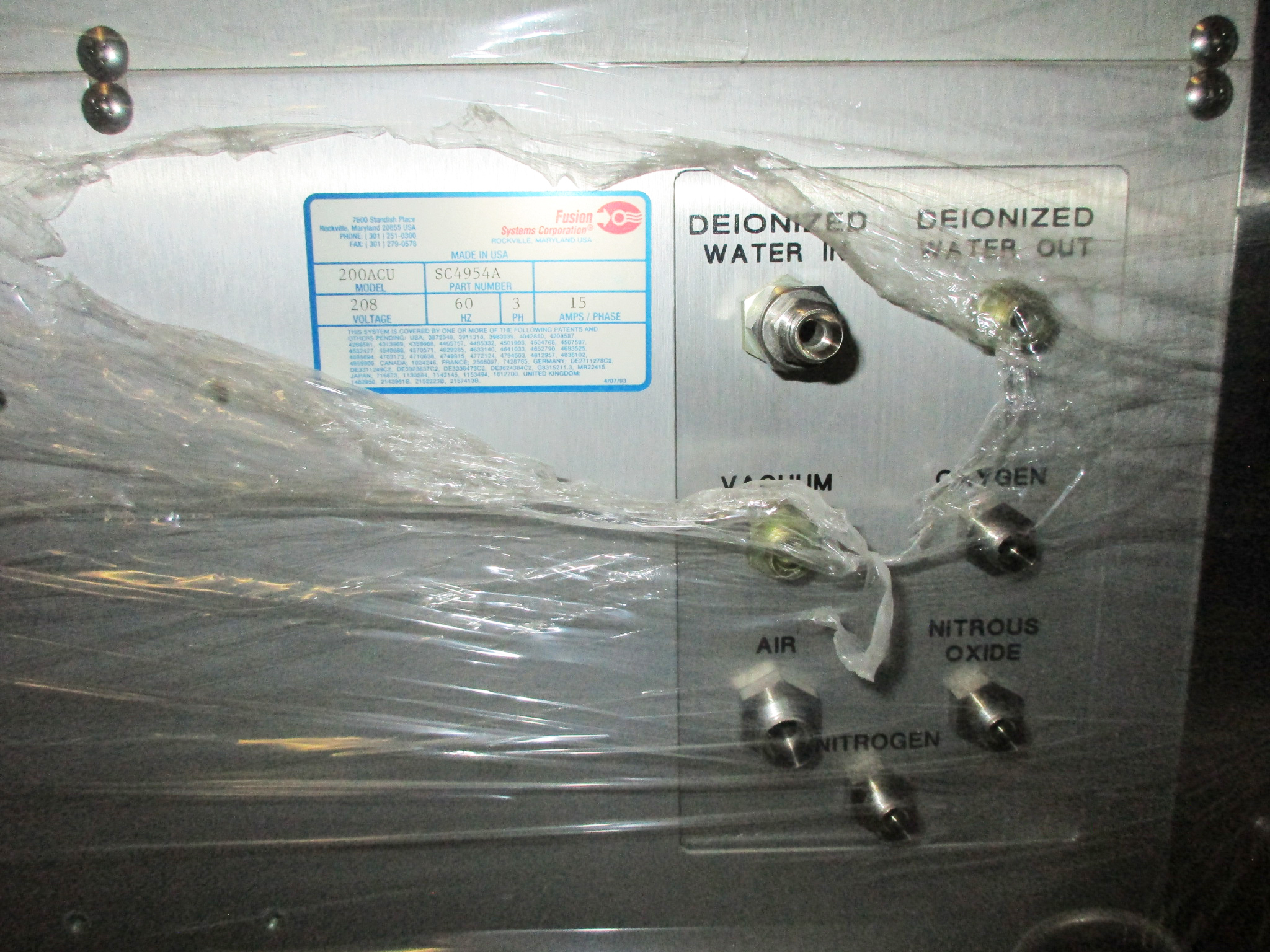 Used Axcelis Fusion M200 ACU