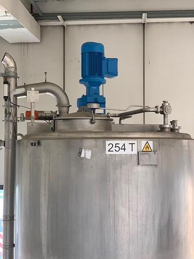 Used 1993 Rustfri 6200 liters procestank