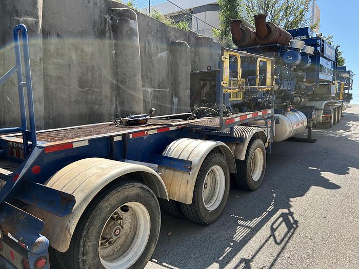 Used MTU Frac Pump Trailer