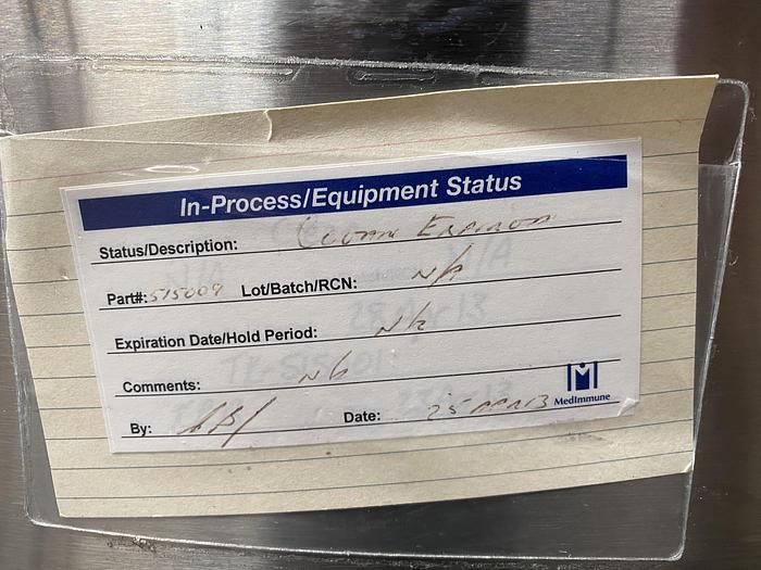 Used ABEC Stainless Technology CV-24300-1 300 Liter Jacketed Cryo Vessel -112° F to 280° F